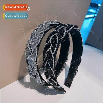 high  Bling flash diamond nightclub hair card versatile head