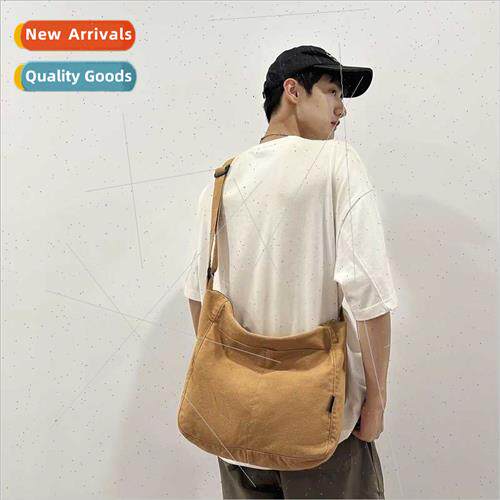 Crossbody bag bag female simple large capacy lerary canvas b