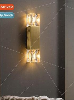 Copper art light luxury personalized aisle wall lamp room be