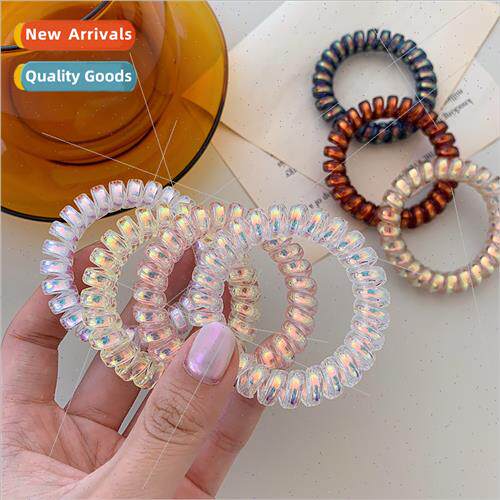 Mermaid  phone line hair band Korea ins reflective laser gir