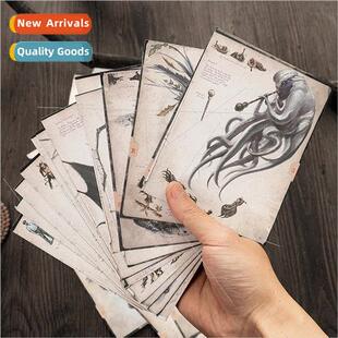 Cthulhu Monster Illustrated 50 double vinyl paper vintage ma