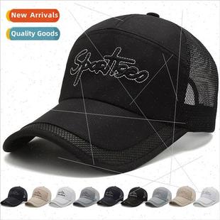 cap breatha summer mesh aged middle tongue duck thin men Hat