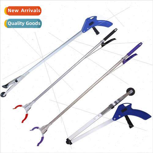 Thickened aluminum alloy folding garbage clip convenient gar