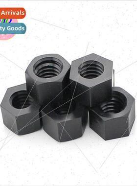 Black nylon hexagon nuts Plastic screw nuts M2M3M4M5M6M8M10M