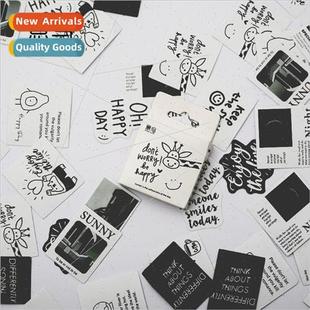 stickers creative retro Word handbook boxed alphabet mood