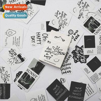 Word mood boxed stickers creative retro alphabet handbook de