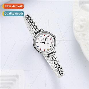 Colorful birthstone antique watch niche high value alloy bra