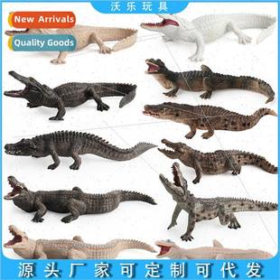 model ornaments toys Children crocodile world new bla animal