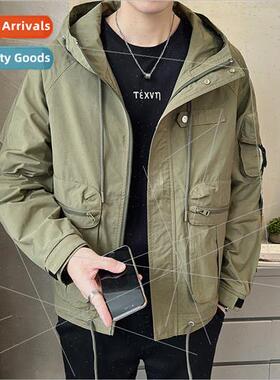 Men jackets spring fall casual workwear 2023 new rushing jac