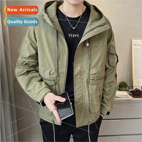 Men jackets spring fall casual workwear 2023 new rushing jac
