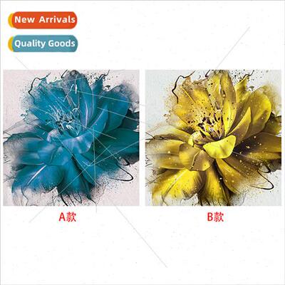 New hand-applied full diamond living room plants landscape d