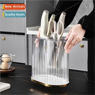 Transparent knife rack home countertop knife organizer kchen