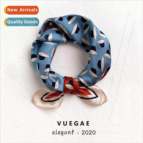 Spring fashion printing silk scarf female fall winter decora
