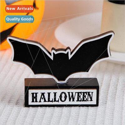 2023 Halloween Spider Bat Wooden gn Christmas Ornament Haunt