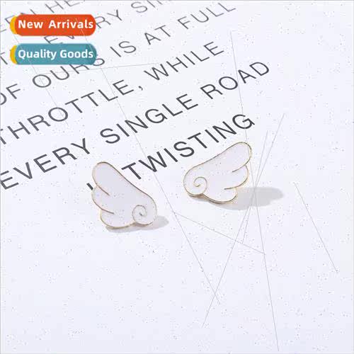 New alloy jewelry creative cartoon angel wings male female c