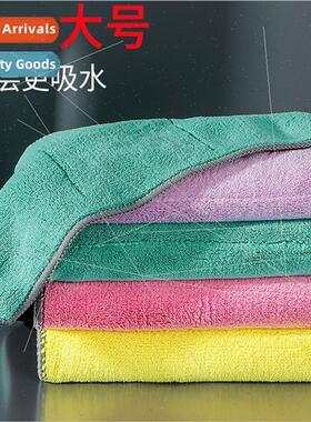 Household wipes high-densy lock edge coral velvet wipes dish