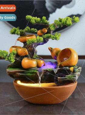 Store wealth feng shui wheel jade cabbage living room runnin