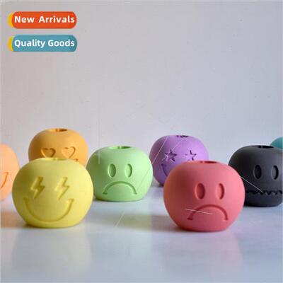 ins apple shape expression candlestick silicone mould home p