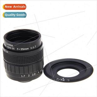 35mm F1.7 manual industrial lens aperture camera port