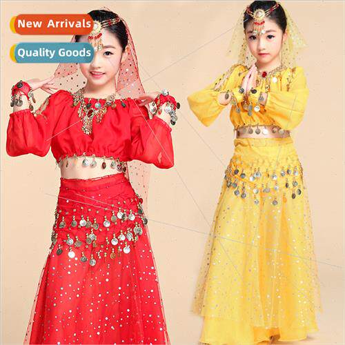 June Children Dancewear Belly Dance Permance Clothing Indian