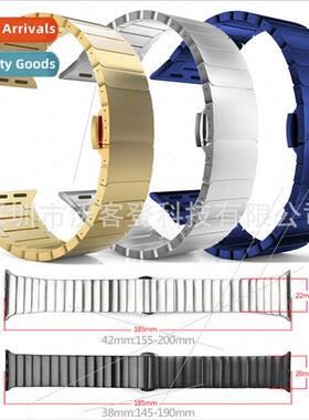 适用Apple Watch applewatch8/7/SE/6/5/432 Stainless Steel But