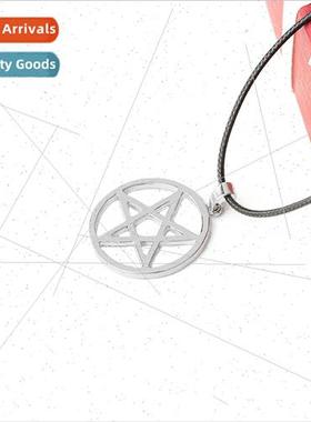 Europe Black Deacon Jewelry Pentagram Women Pendant Satanic