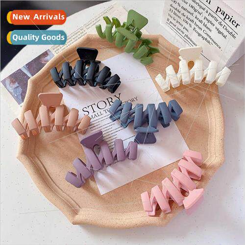 new grab clip female large hair card shark clip back head ha