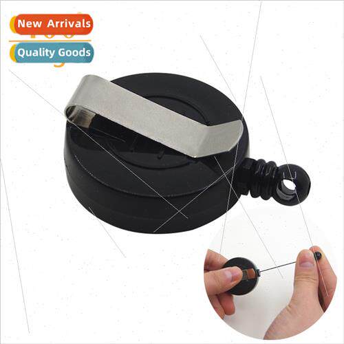 Transparent fishing line puller black line Stage close-up ma
