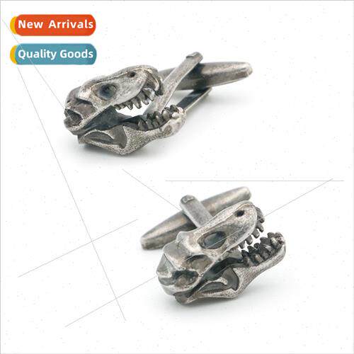 retro skull cufflinks animal dinosaur head skull cufflinks m