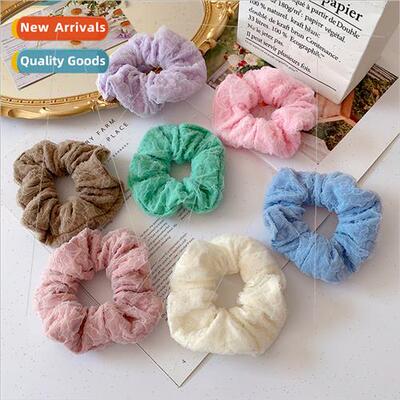 Korean mesh summer large intestine hair circle water ripple