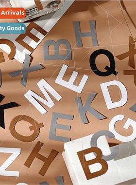 Alphabet sticker pack Unsolvable mess series Retro minimalis