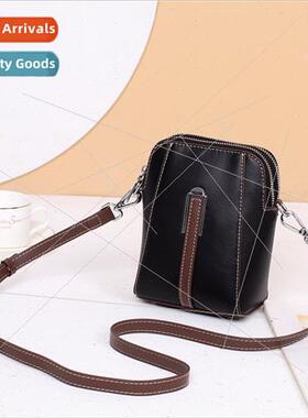 Genuine leather put cell phone bag mini small bag women bag