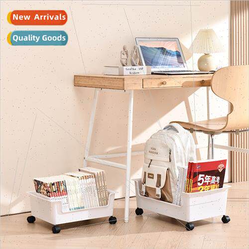 Book bag organizer plastic removable deskside bookshelf stud