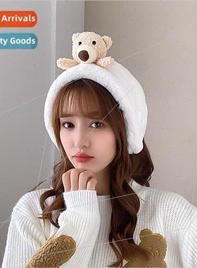 Earmuffs female autumn winter cute bear ear warmer ear muffs