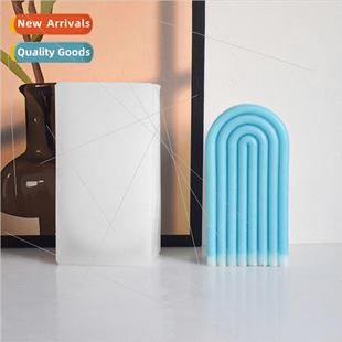 Gate Candle Plaster Kay Creative Rainbow Mould Chip licone