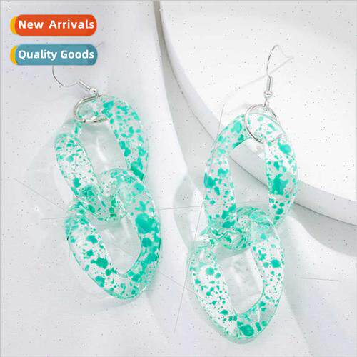 Europe fashion new simple four side earrings earrings ins se
