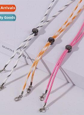 Hat windproof rope Clothing accessories colorful metal buckl