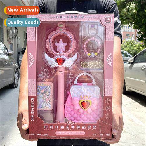 Electric light music fairy wand toy girls play house jewelry