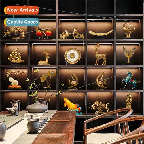 Modern simple upscale wine cabinet decorations sideboard orn