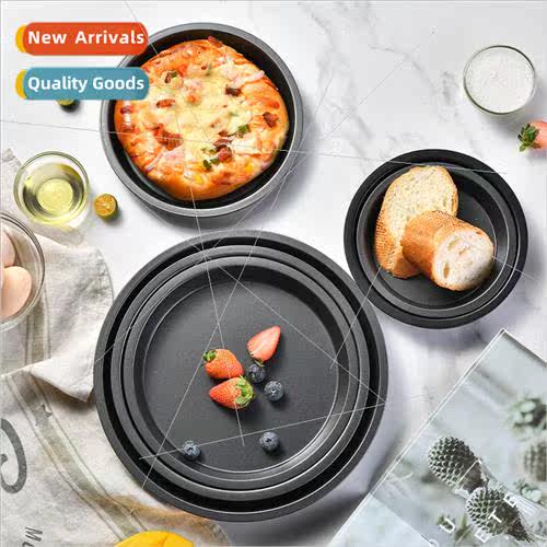 Round carbon steel -stick pizza pan baking pan 6 inch 8 inch