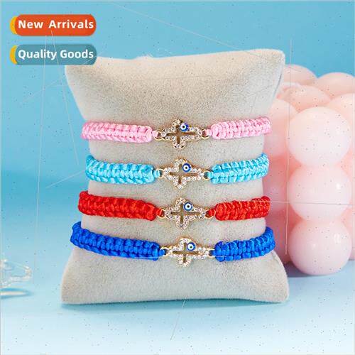 Devil Eye Bracelet Hundred Creative Drilling Cross Eyes Hand
