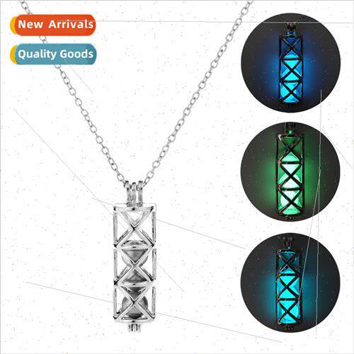 Halloween Multi-color Glow-in-the-Dark Cylinder Running Bead