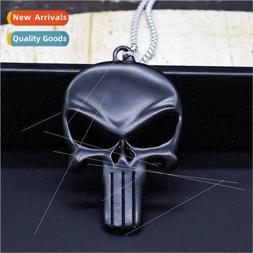 Europe new alloy pendant necklace retro dark wind two-color