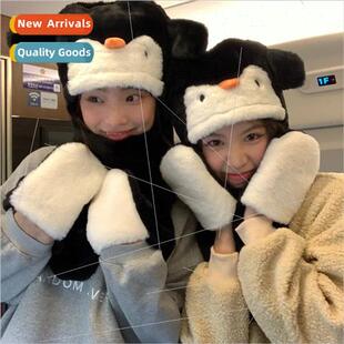 che design penguin threePCS fall winter girls heart cartoon