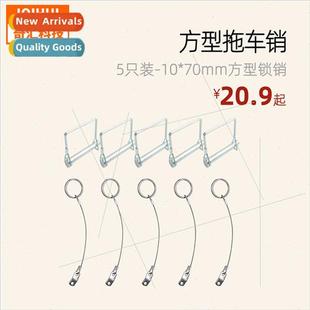 Square Locking Pin 5pcs Trailer 70mm Spring