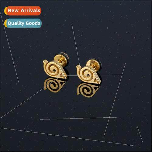 Fashion stainless steel casting earrings retro trend bird to