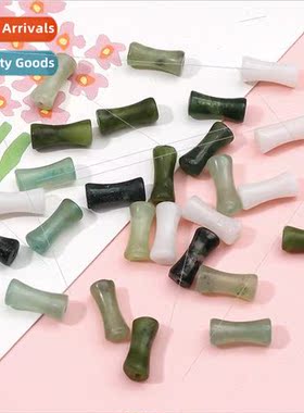 New Chinese  retro red dongling bamboo beads loose beads DIY