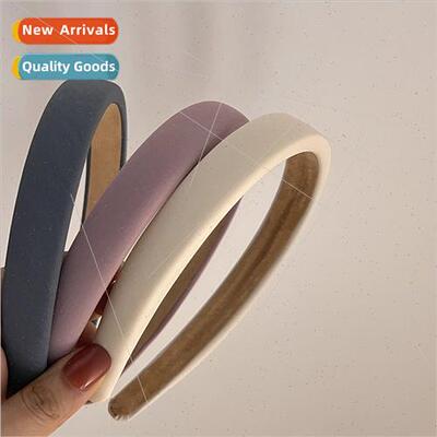 Hair bands solid color fabric sponge hairpin Korean headband