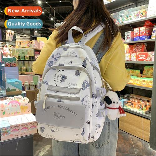 Schoolbag new puppy pattern cute cartoon Korean Japan should