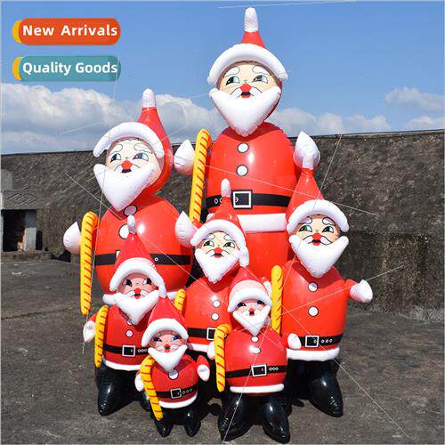 PVC inflatable Santa Claus family doll Christmas ornaments s